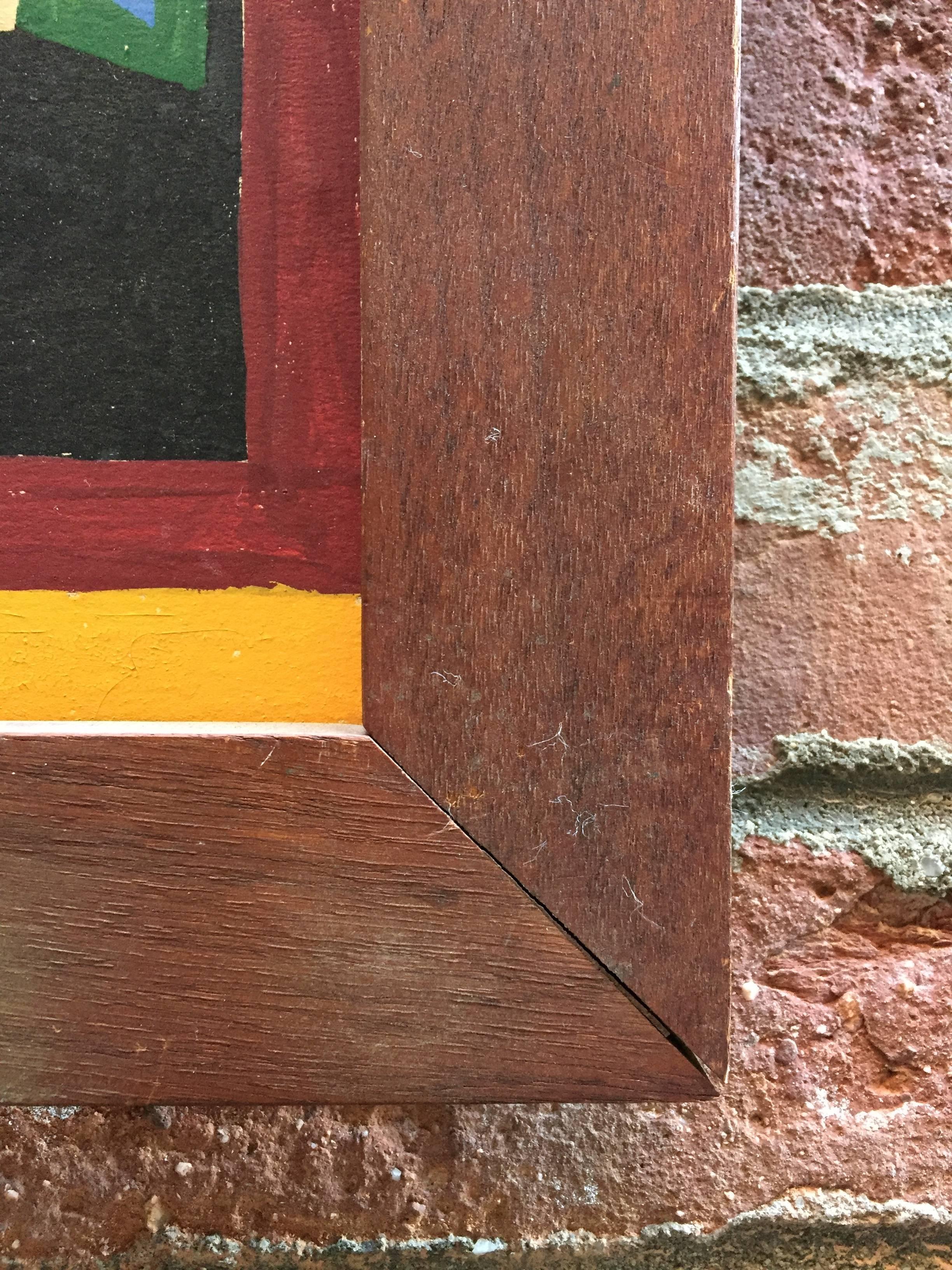 American Realist Proto Pop Industrial Painting in the Style of Stuart Davis 1