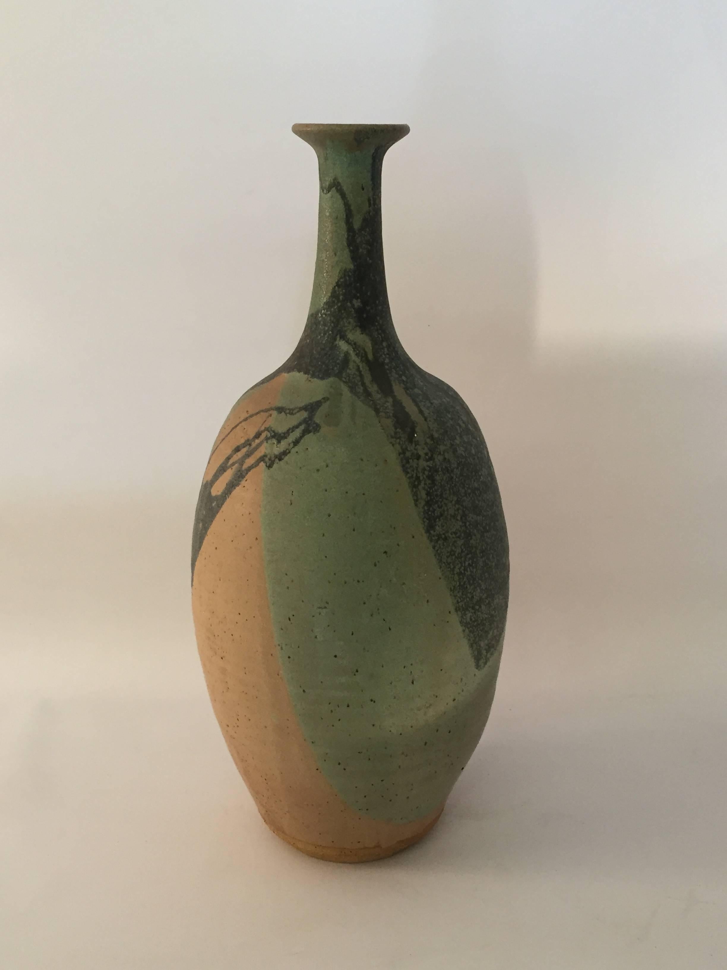 Mid-Century Modern Large 1960s John Masson Studio Pottery Vase