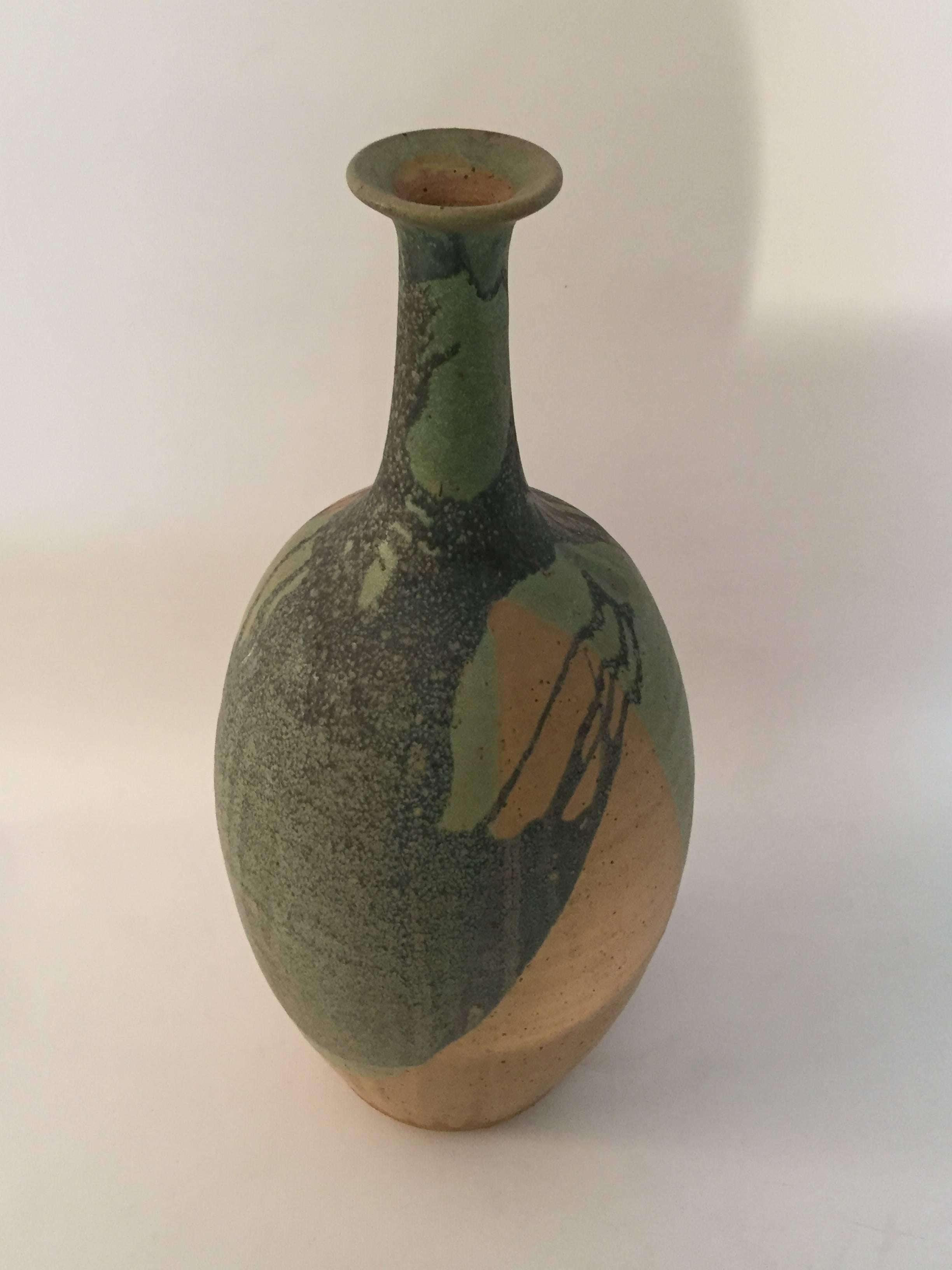 Glazed Large 1960s John Masson Studio Pottery Vase