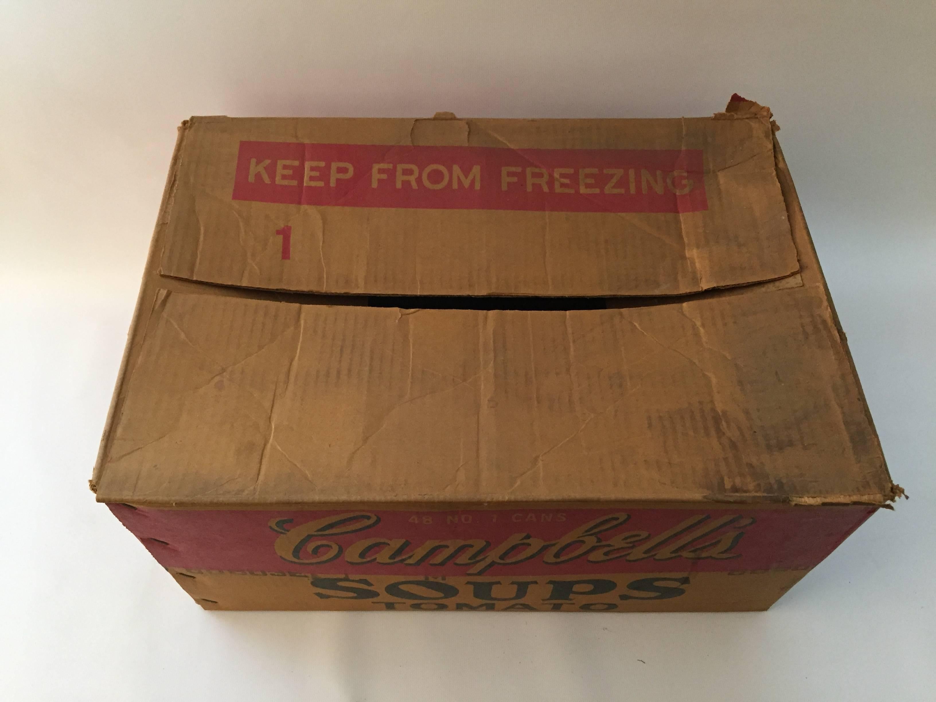 American 1950s Campbell's Tomato Soups Advertising Box