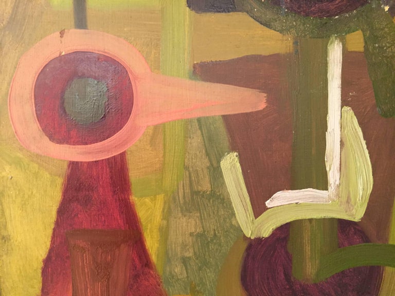 Harold Mesibov Geometric Abstract Painting, 1954 at 1stDibs