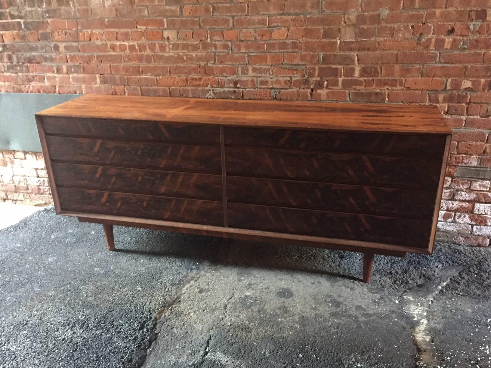 Mid-20th Century Danish Modern Rosewood Double Dresser