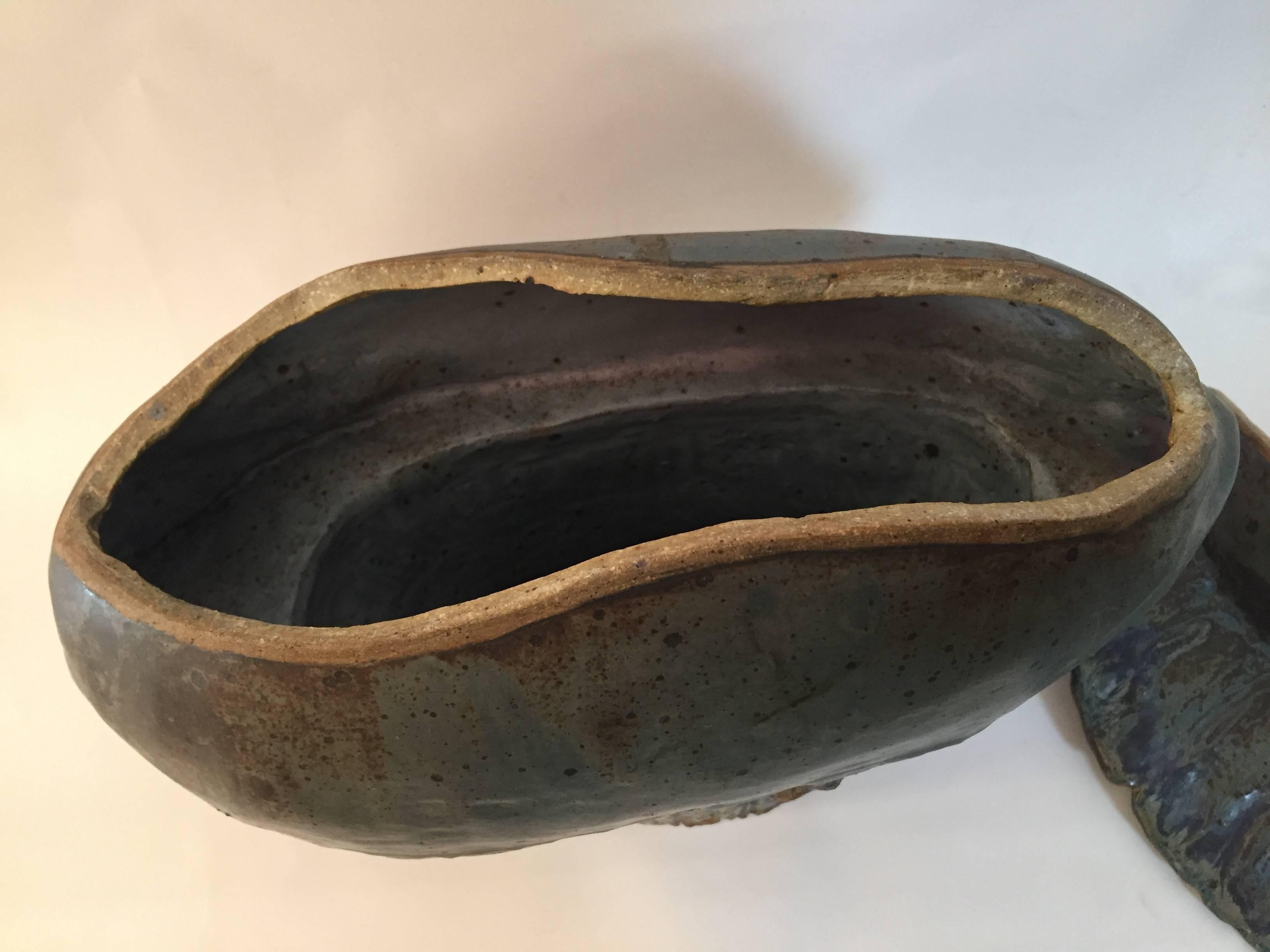 Ceramic 1960s Man O'War Pottery Vessel by Laura Stanczyk Risd