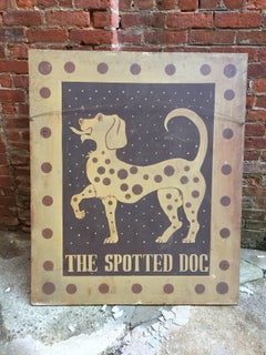 Rose & Crown/Spotted Dog Hand Painted English Pub Sign