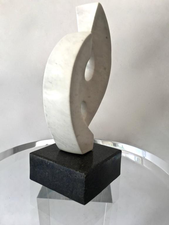 MidCentury Modern Abstract Marble Sculpture by Bruno Signed