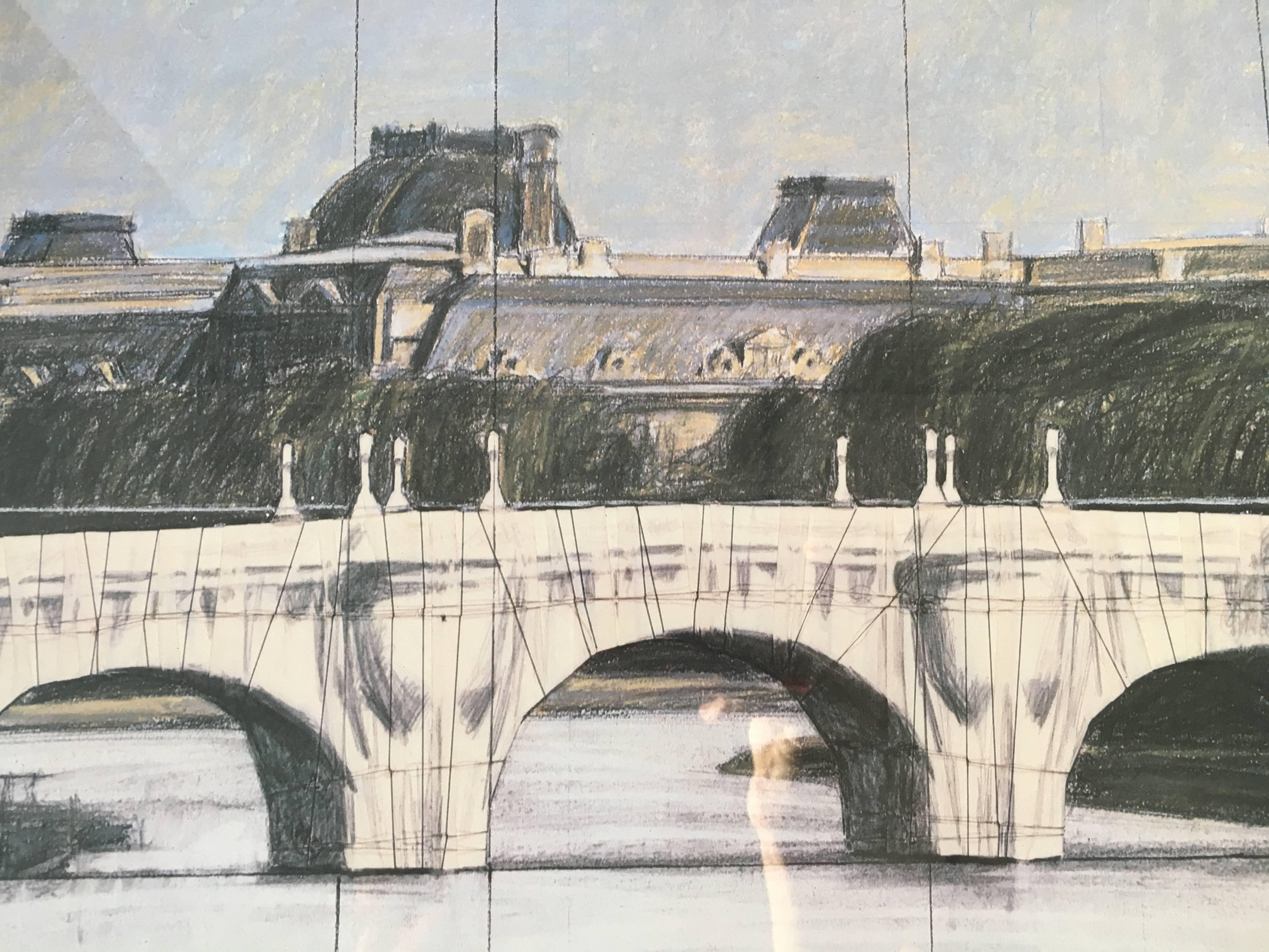 Christo, the Pont Neuf, Wrapped 'Project for Paris' 2