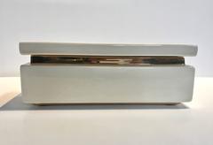 Ceramic Jaru Decorative Box with 24-Karat Gold-Plated Bezel