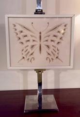 Three Dimensional Butterfly Paper Sculpture, Signed by Artist Jack Eisner, 1970s