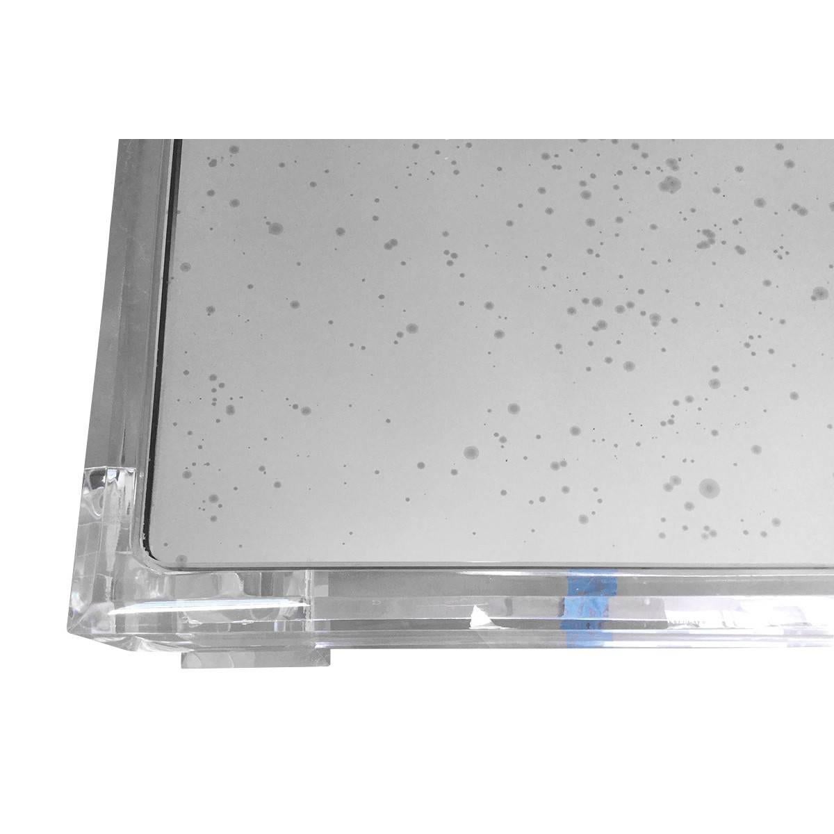 Avenire Lucite and Mirror Coffee Table, by Craig Van Den Brulle 1