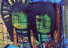 Mid-Century Modern Painting, by Artist Louis Zelig