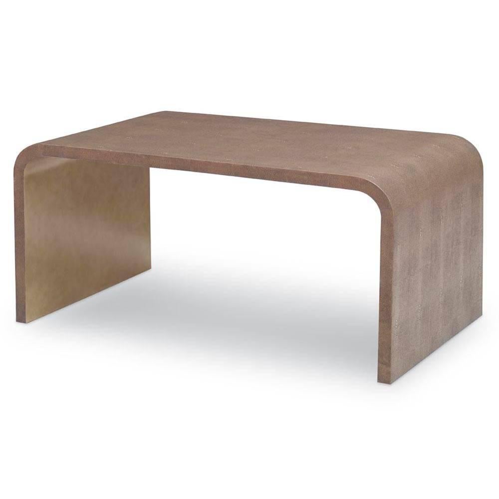 Art Deco Julian Chichester Rene Leather Shagreen Coffee Table