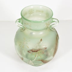 Emile Gallé Art Nouveau Vase, circa 1895
