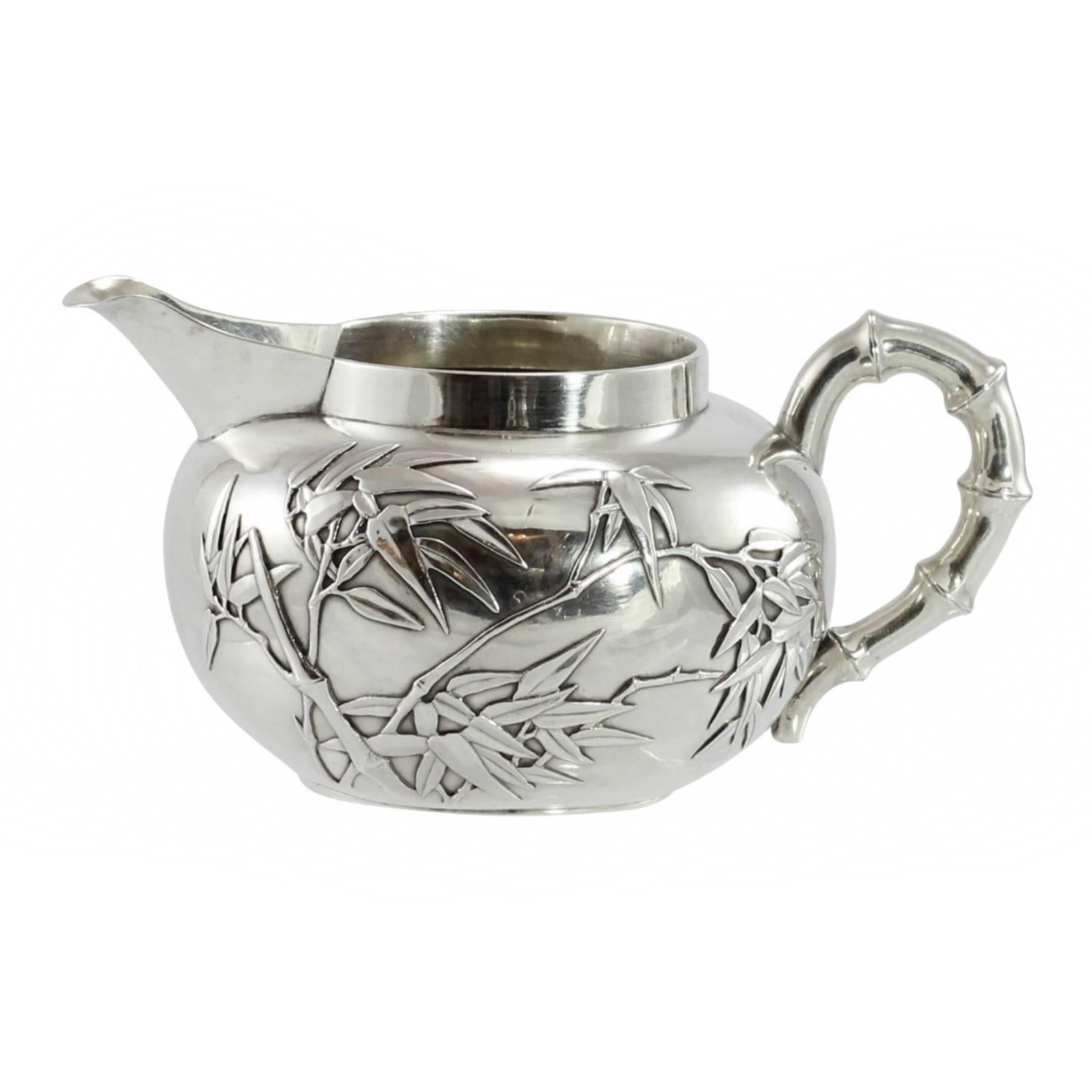 chinese silver tea set