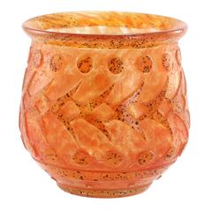 Early 20th Century Art Deco Acid Etched Vase by Daum