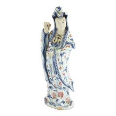Antique Early 20th Century Chinese Porcelain Guanyin