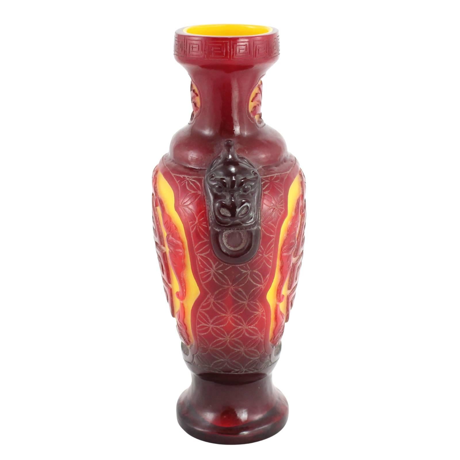 chinese glass vase