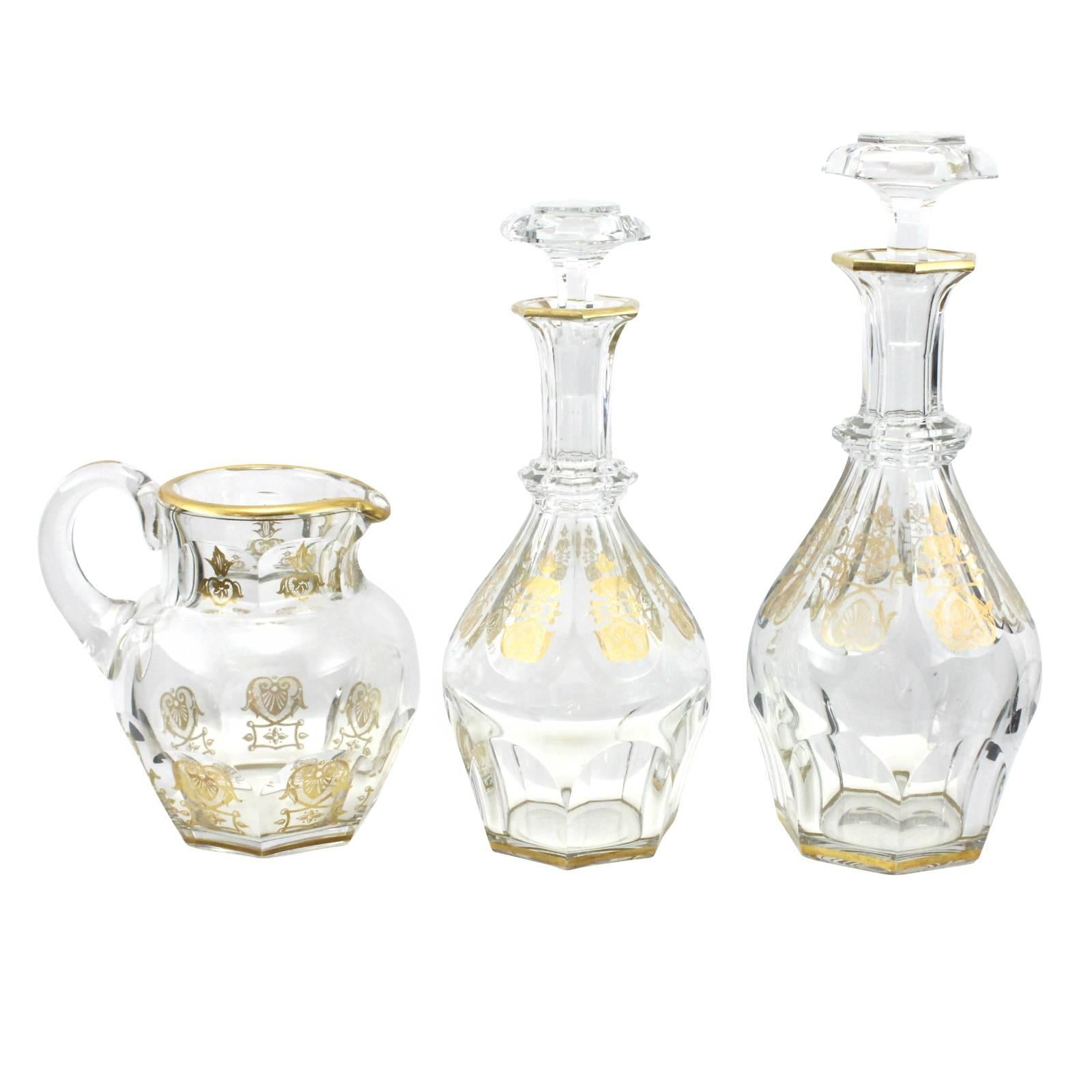 A 54-piece set of Baccarat crystal in the 