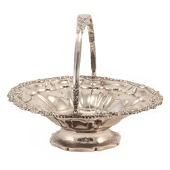 English Regency Sterling Silver Basket