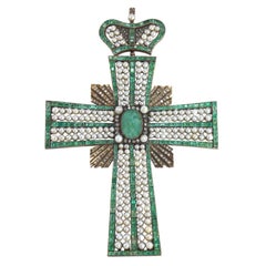 Important Mid-19th Century Russian Pectoral Cross