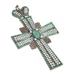 Important Mid-19th Century Russian Pectoral Cross