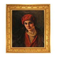 Portrait autoportrait de la princesse Marie Eristoff-Kazak