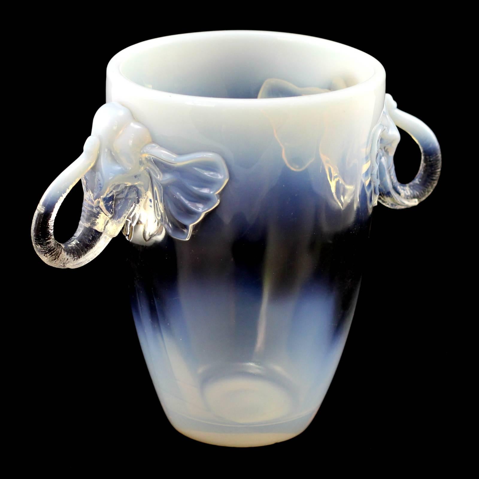 vase with elephant handles