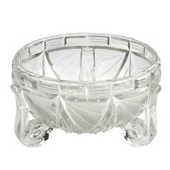 Art Deco Pressed Glass Bowl