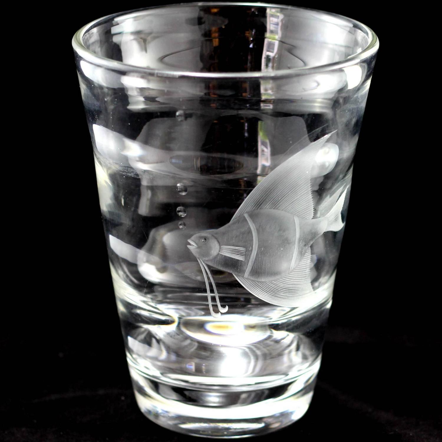 Art Deco Engraved Lead Crystal Vase by Keith Murray for Royal Brierley