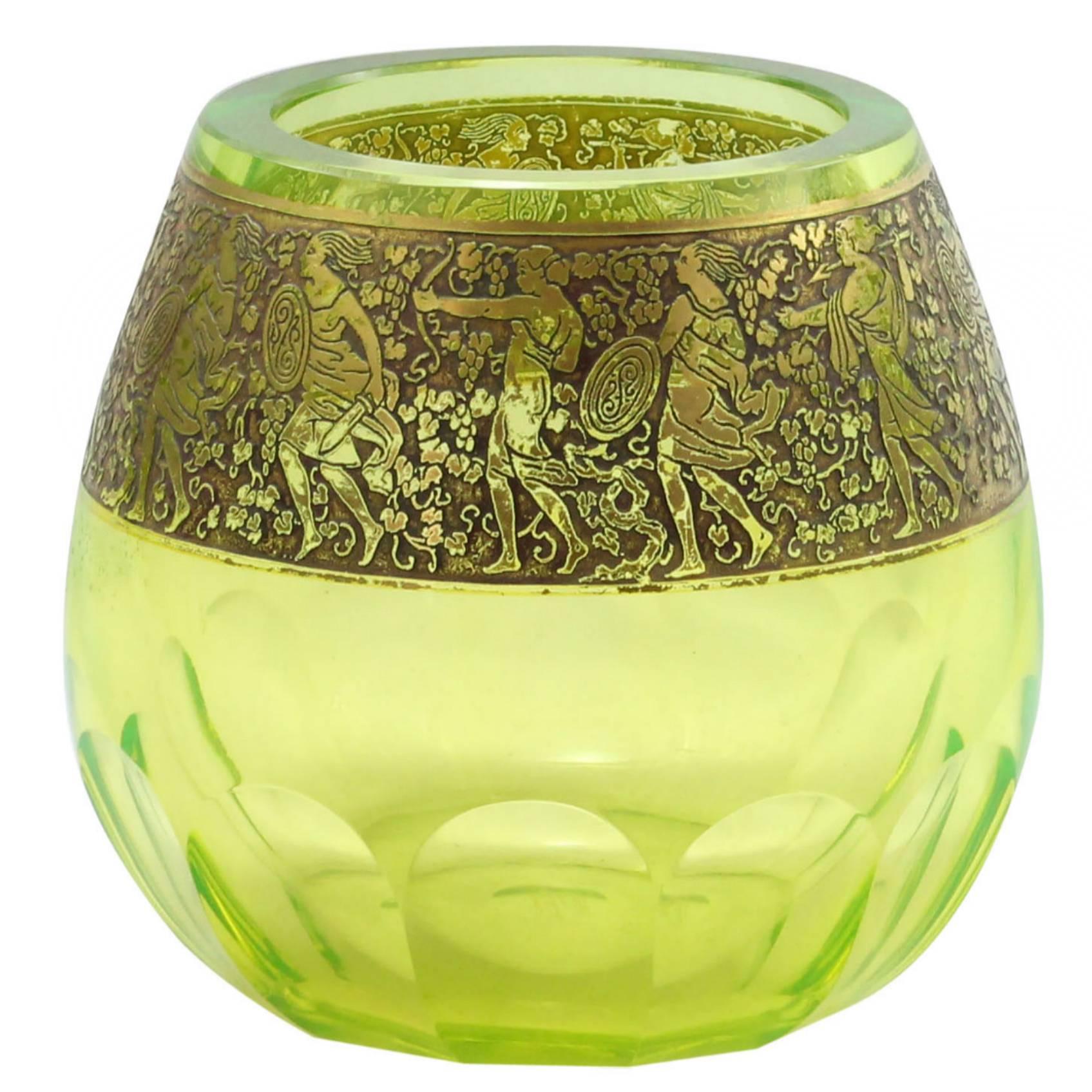 uranium glass decanter for sale