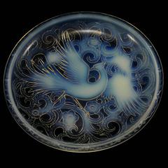 Early 20th Century Opalescent Glass Charger by Pierre D'Avesn