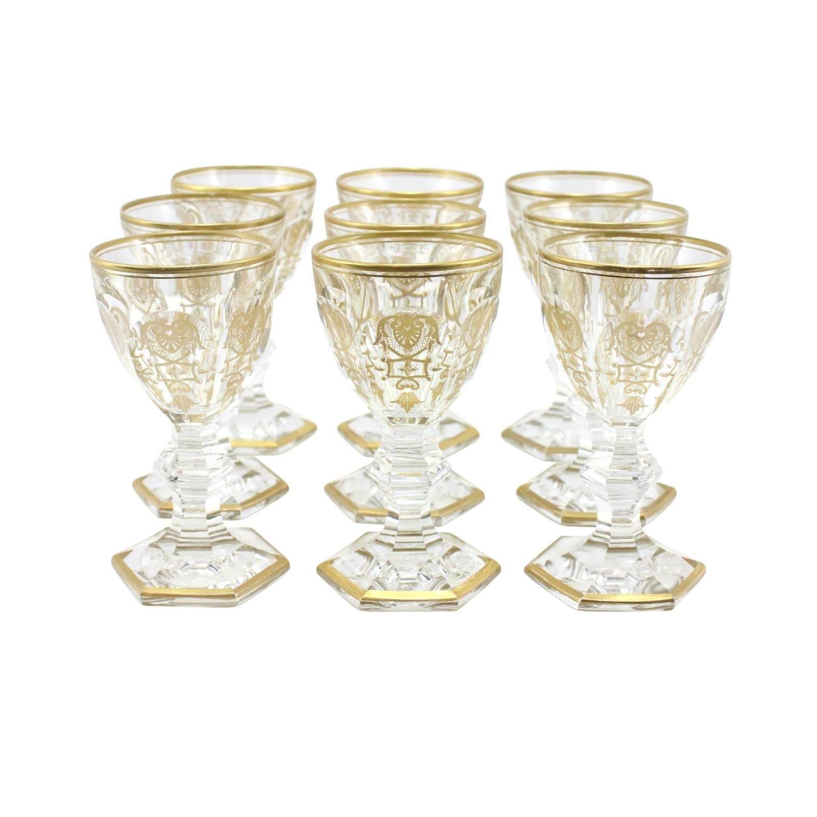 20th Century 54-Piece Set of Baccarat Crystal in the Empire Pattern