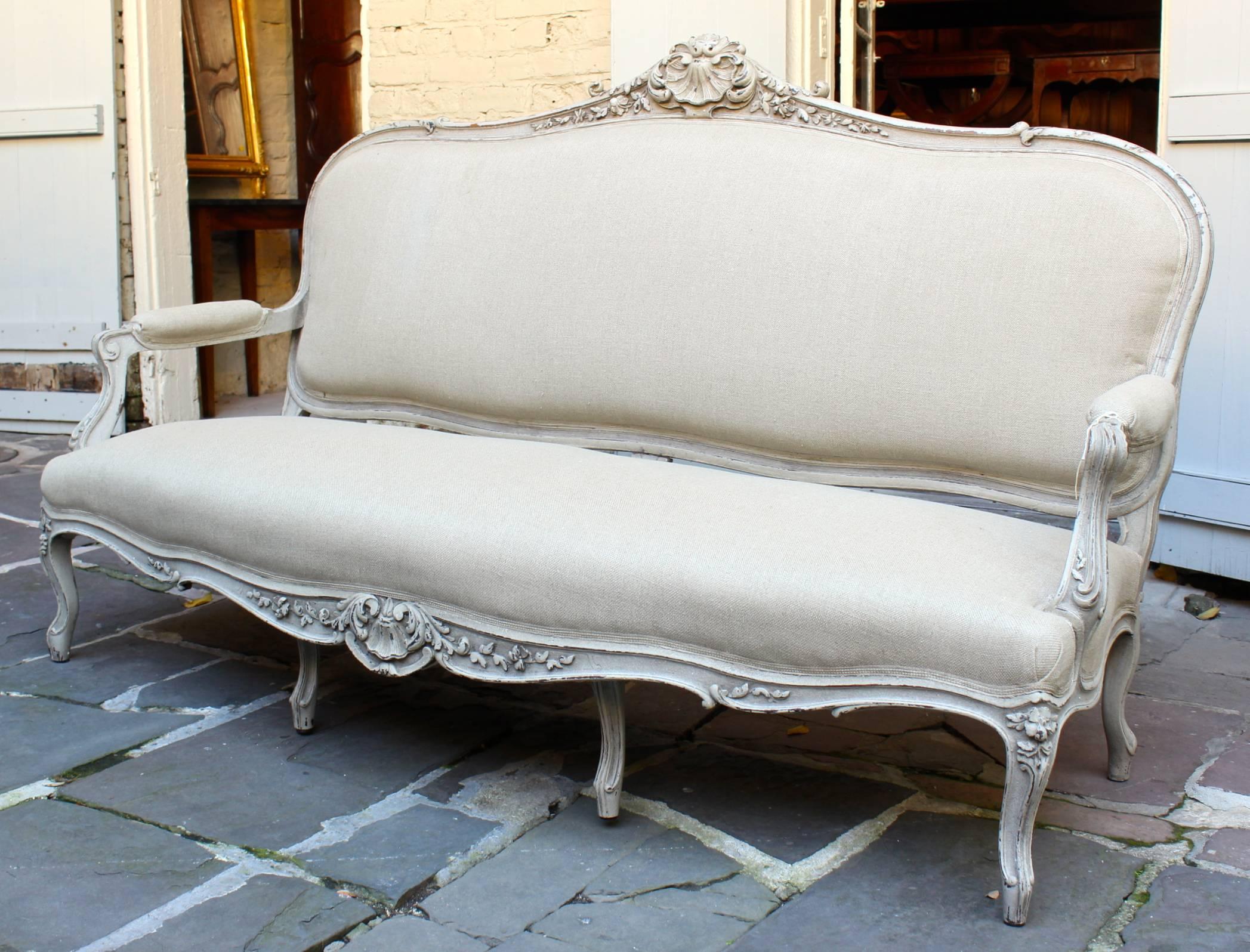 Louis XV Early 19th Century French Canapé For Sale