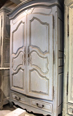 Antique French Louis XV Armoire, 18th Century