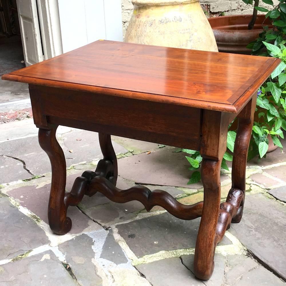 Antique French Louis XIV style side table with drawer
19th century.
