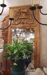 Late 18th Century Louis XVI Gilded Trumeau Mirror