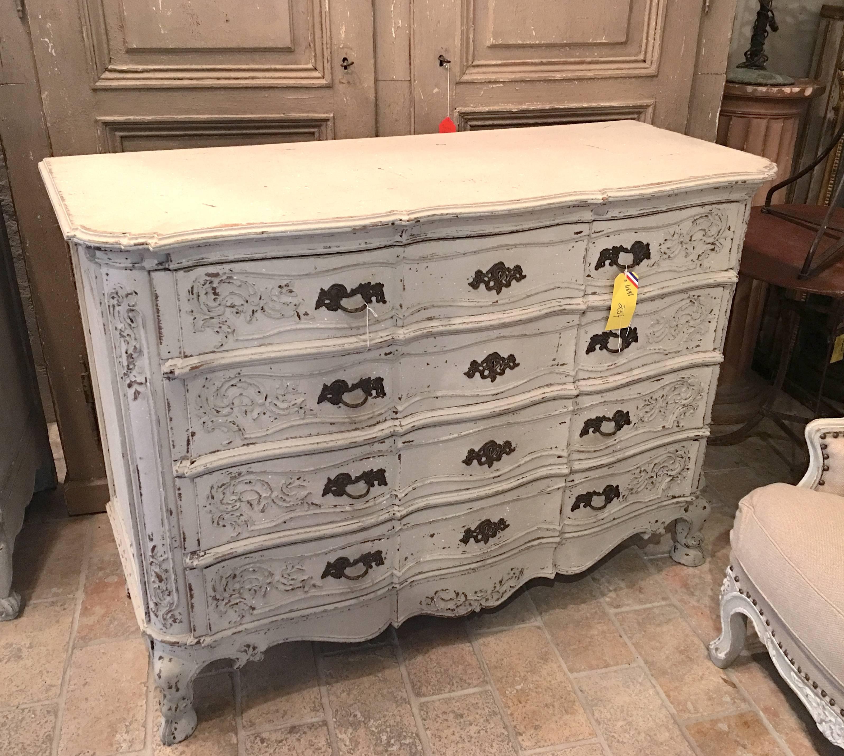 Régence Antique French Regence Style Commode For Sale
