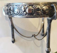 Art Nouveau WMF Table Centerpiece Fruit Bowl with Original Glass Liner