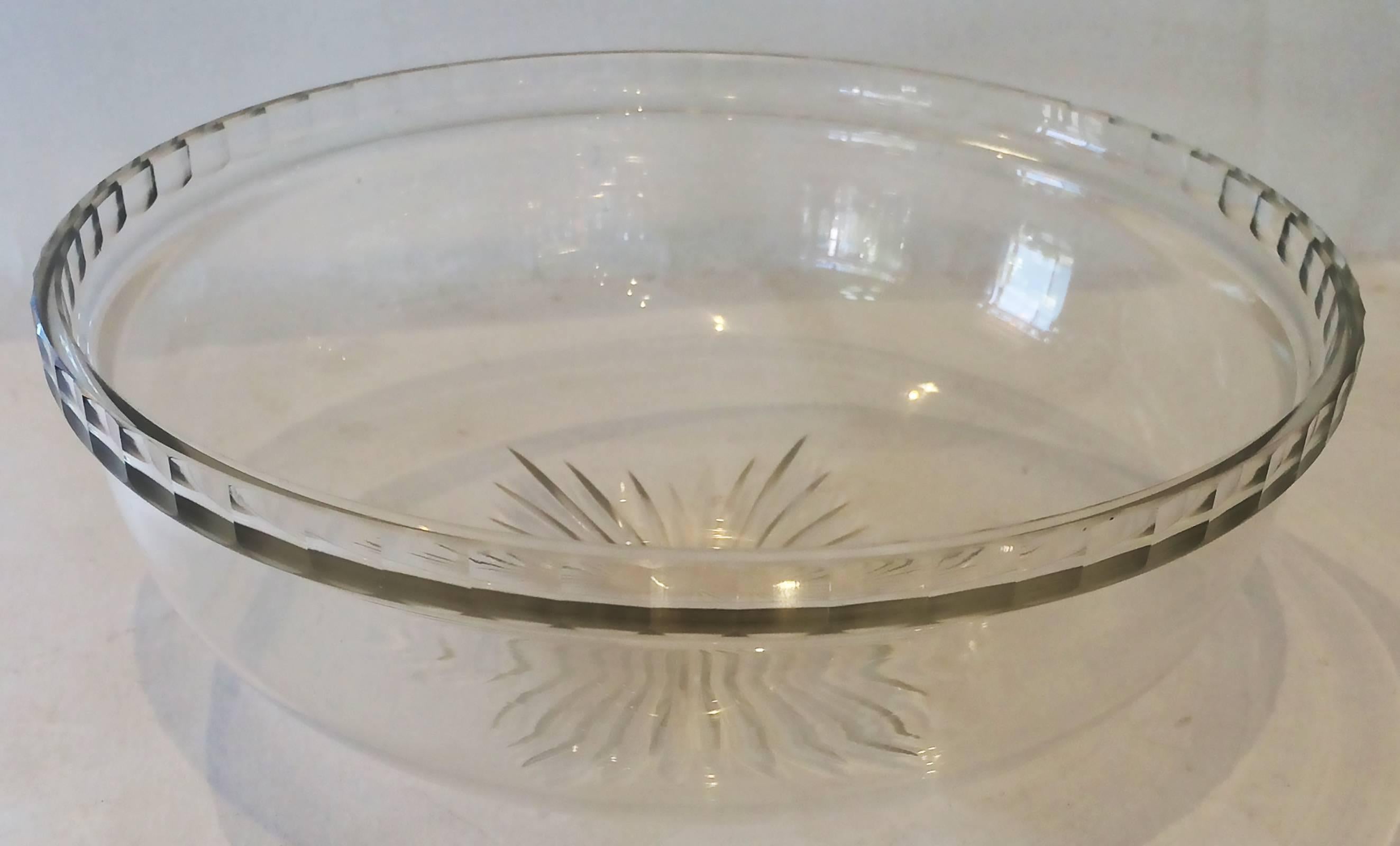 Art Nouveau WMF Table Centerpiece Fruit Bowl with Original Glass Liner 1