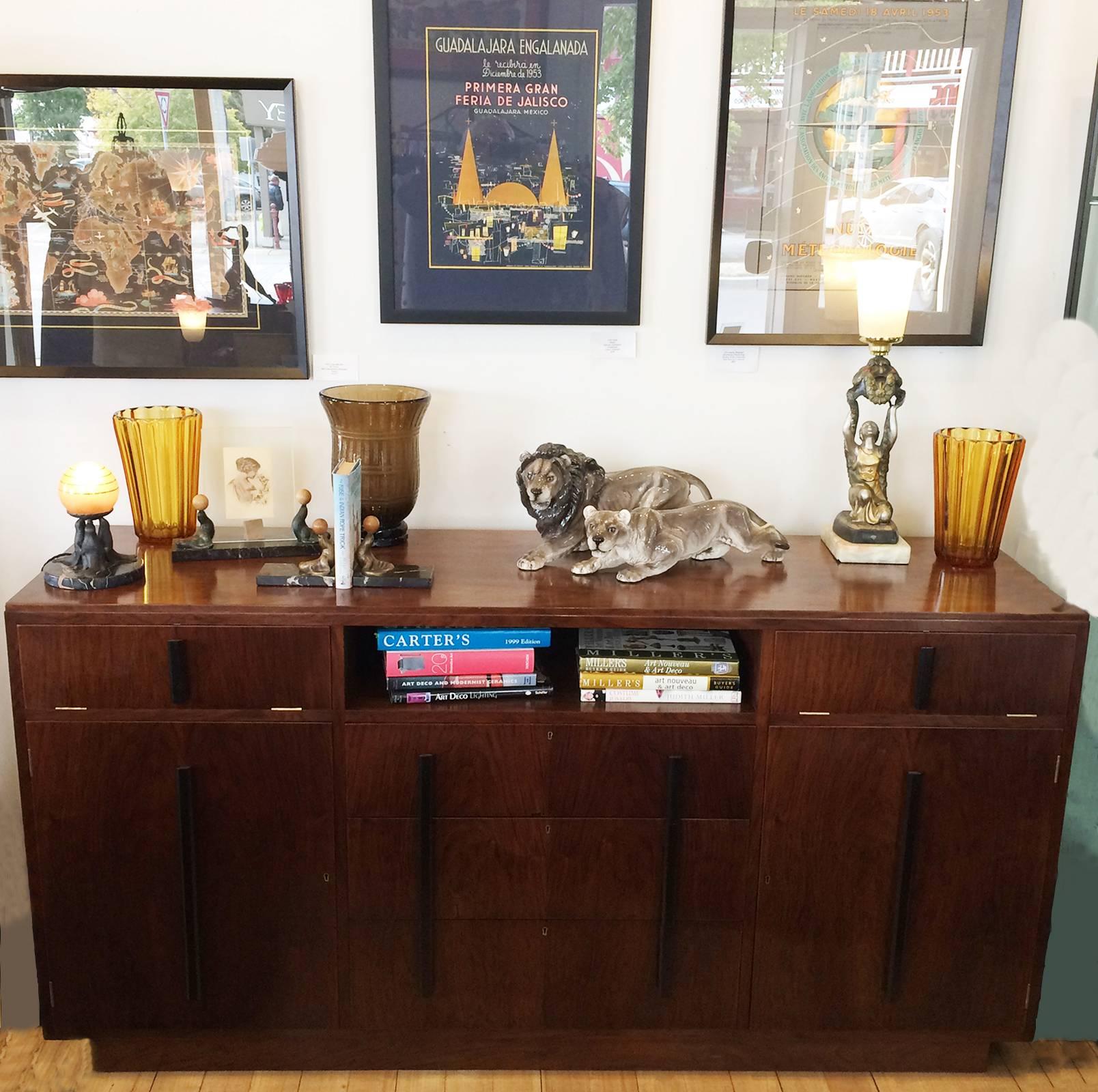 English Art Deco Modernist Sideboard by Rowley In Excellent Condition In Daylesford, Victoria