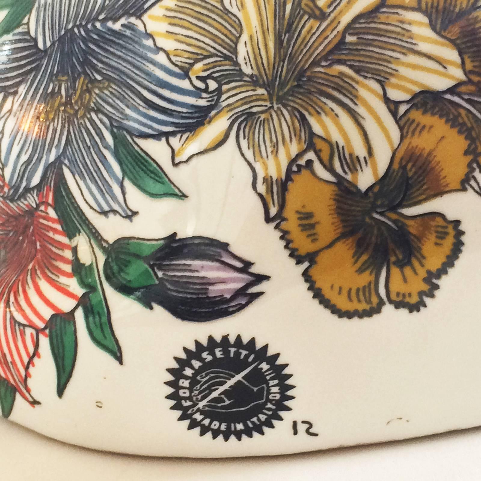 Mid-Century Modern Large Fornasetti Mid-Century Cat