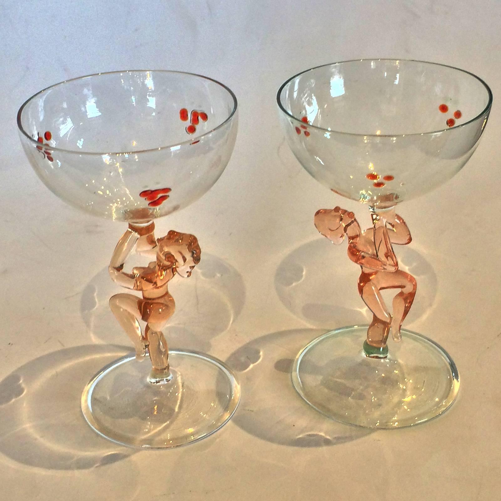 Art Deco Decanter Set by Bimini In Excellent Condition In Daylesford, Victoria