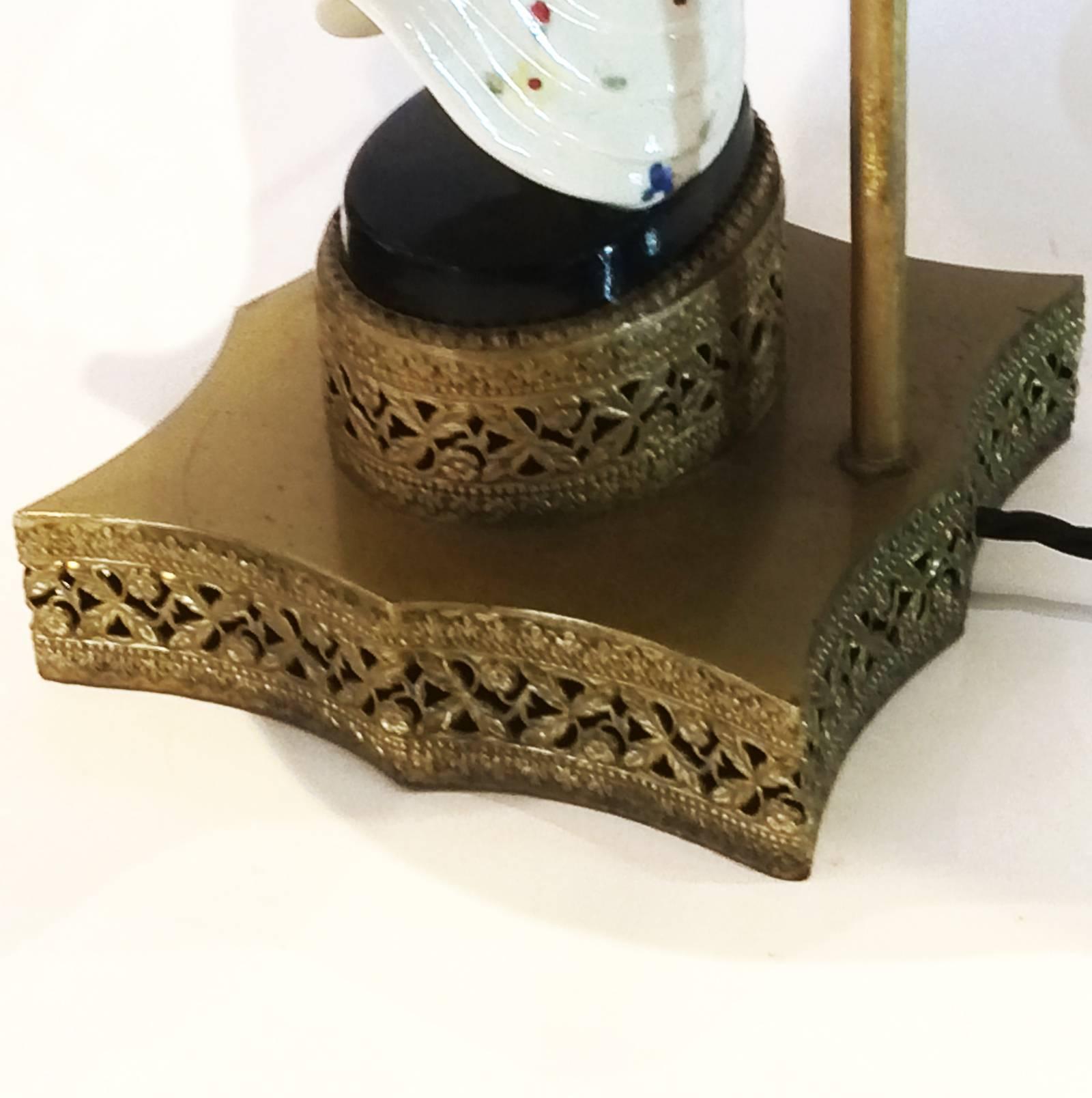 lady lamp art deco