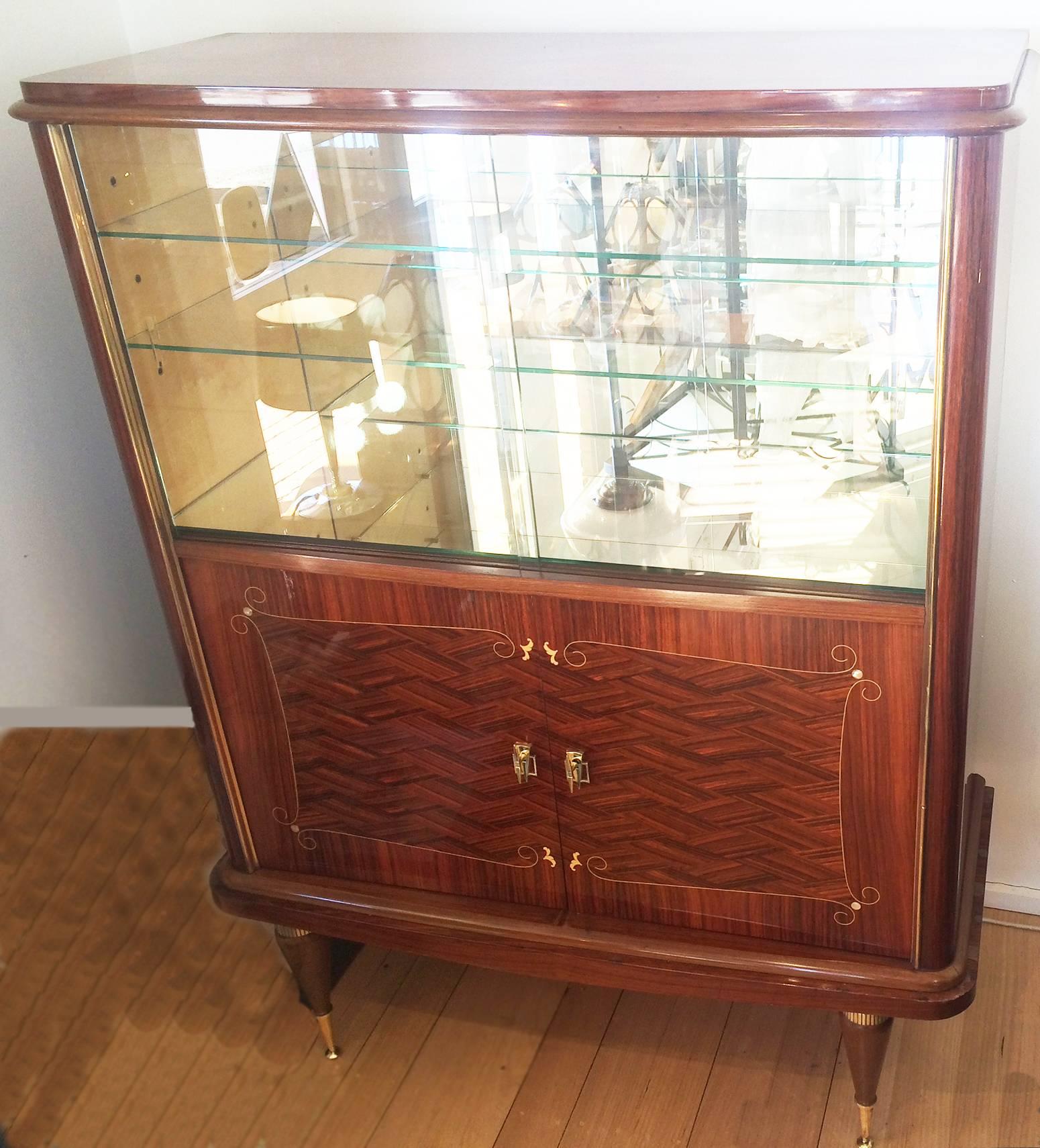 French Art Deco Bar Display Cabinet 3