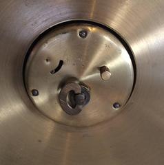 German Mid-Century Atlanta Univers Clock