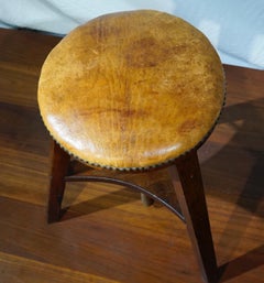 Georgian Mahogany Tripod Stool, circa 1780