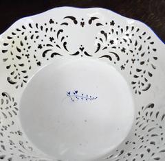 Chantilly Basket, Rococo Piercing, circa 1770
