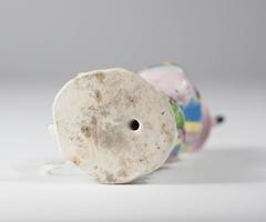 Bow Figure of Harlequin Playing Bagpipes, circa 1765