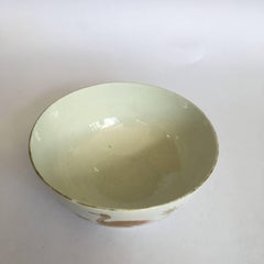 Worcester slop bowl, London decorated, probably probably Giles, circa 1775