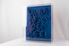 Wall Sculpture with Optical Art in Plexiglass created by César Bailleux