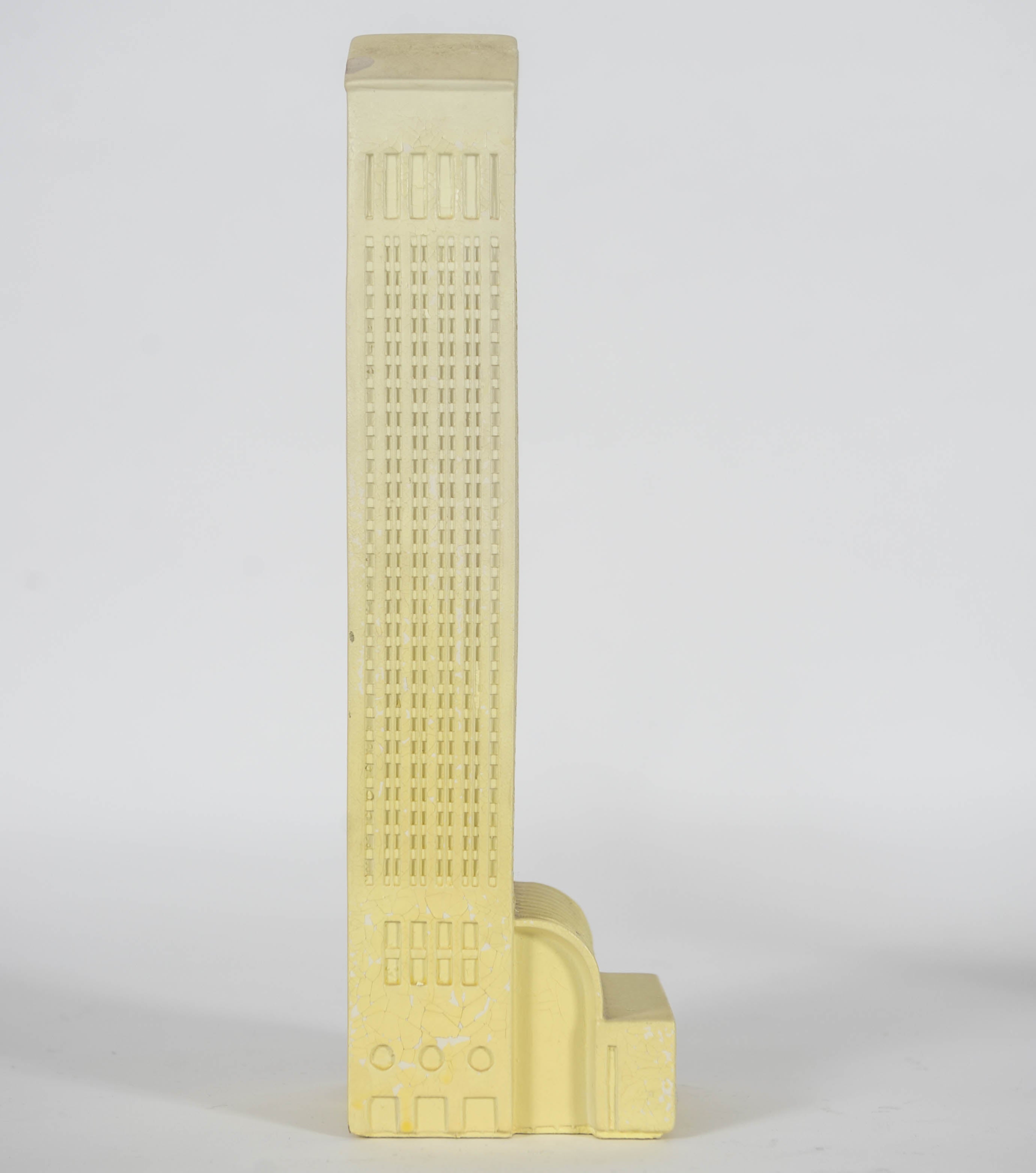 Post-Modern Two Model Skyscrapers designed by Johnny Dell'Orto for La Fabbrica di Dedalo